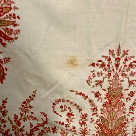 1800’s Wool Paisley Shawl -extra large! 146” x 64” - Picture 14 of 16